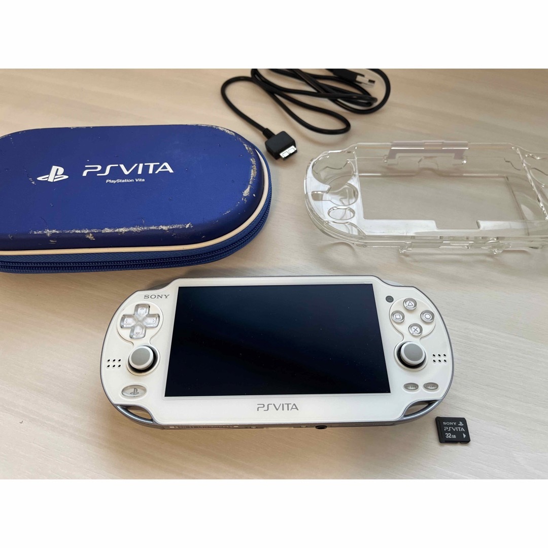 美品】PS Vita 有機EL Wi-Fi版本体+32GBメモリ-