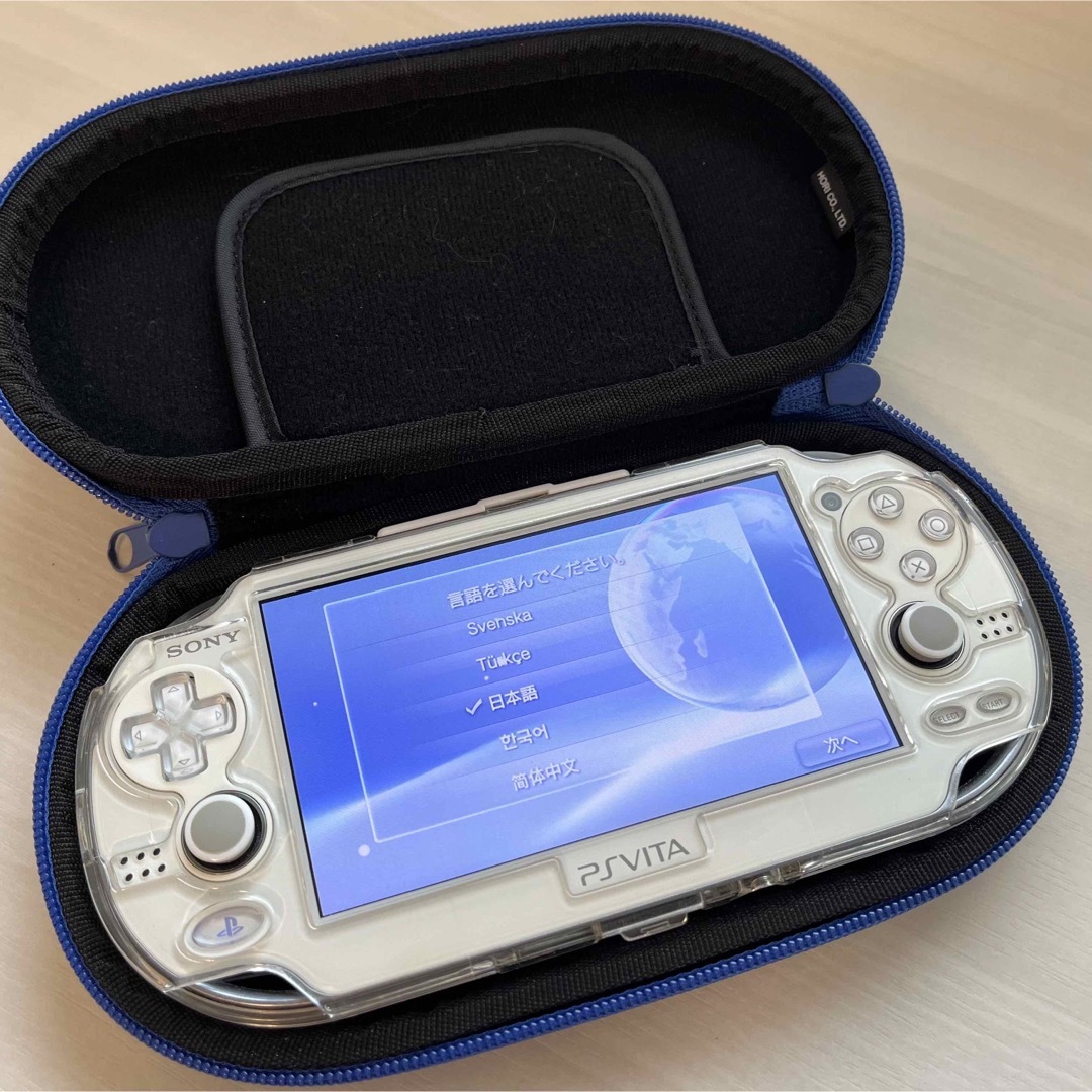 美品】PS Vita 有機EL Wi-Fi版本体+32GBメモリ-