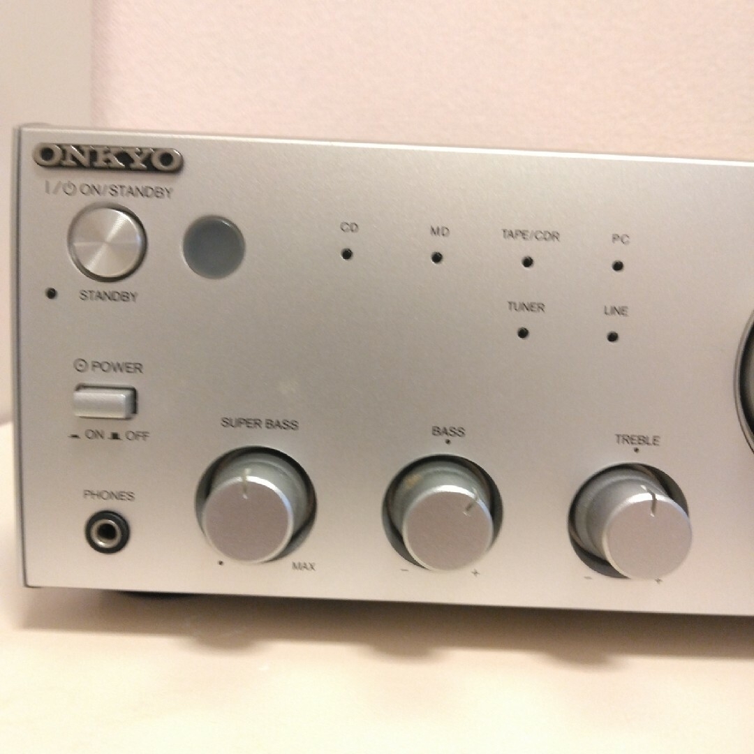 オンキョー・ONKYO・プリメインアンプ A-905FX2・シルバー・コンパクト-