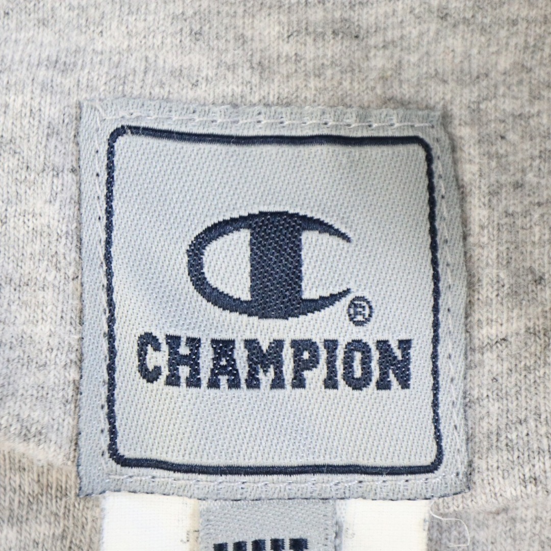 Champion チャンピオン ロゴ スウェット 大きいサイズ 刺繍 アメカジ グレー (メンズ XXL) O2956