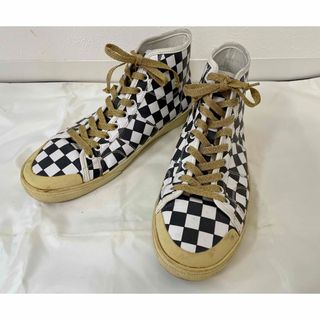 SAINT LAURENT PARIS 16SS チェック柄　スニーカー