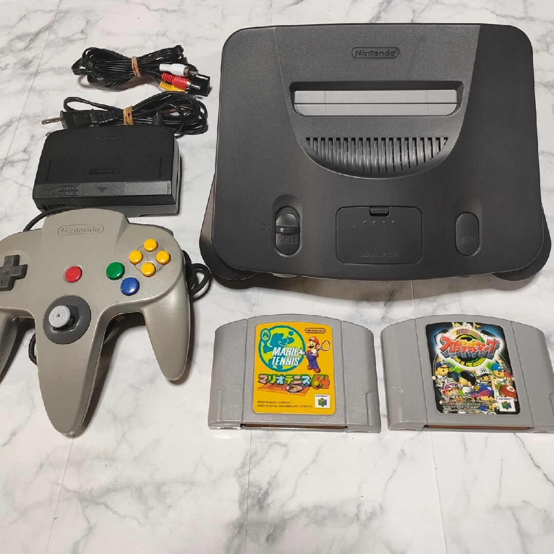 NINTENDO 64 - 【動作確認済】任天堂 ニンテンドー64 本体一式セット