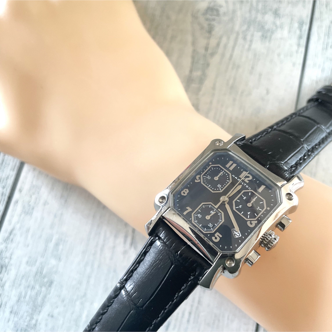 売り切り価格‼️】Hamilton ハミルトン ロイドデイド クロノグラフ