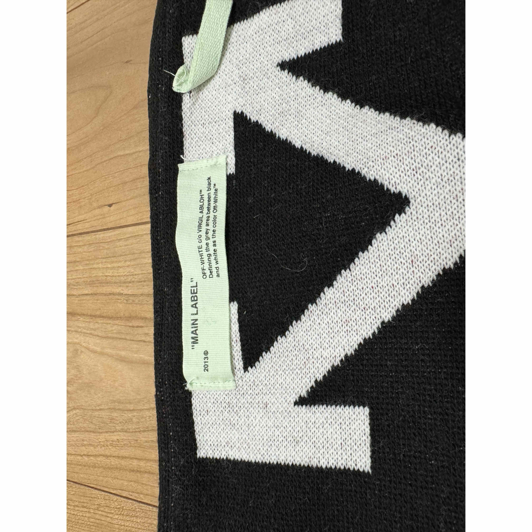 正規品 OFF-WHITE c/o VIRGIL ABLOH 大判 マフラー