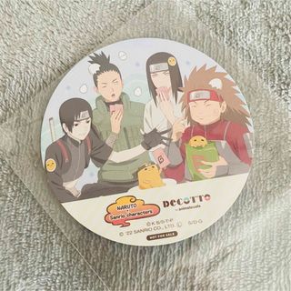 NARUTO サンリオ　アニメイトカフェ　コースター シカマル　日向ネジ　サイ