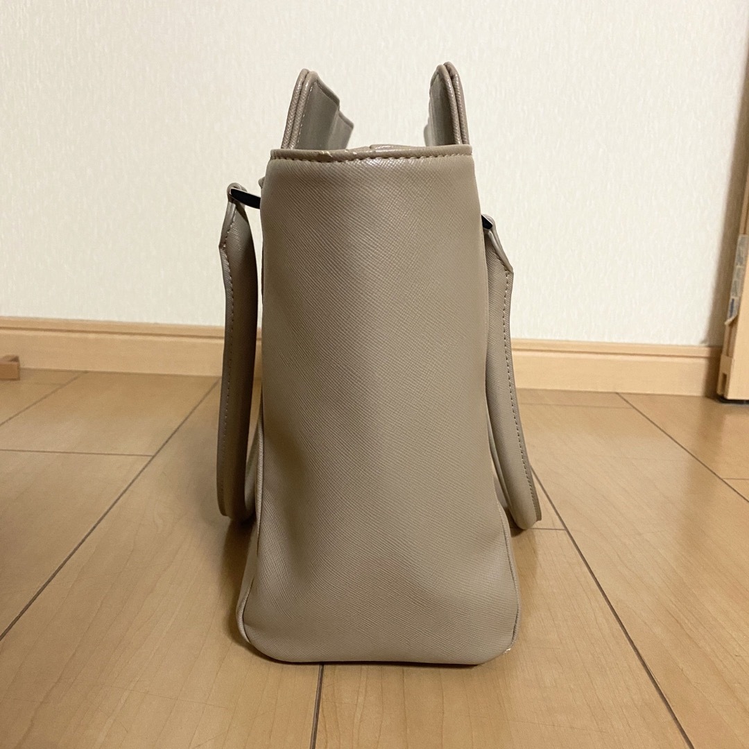 【美品】洋服の青山 リクルートバッグ ビジネスバッグ ベージュ n line