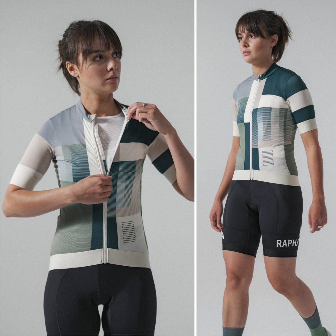 新品 Rapha 限定版 ウィメンズ プロチーム トレーニング タイム ジャージ-