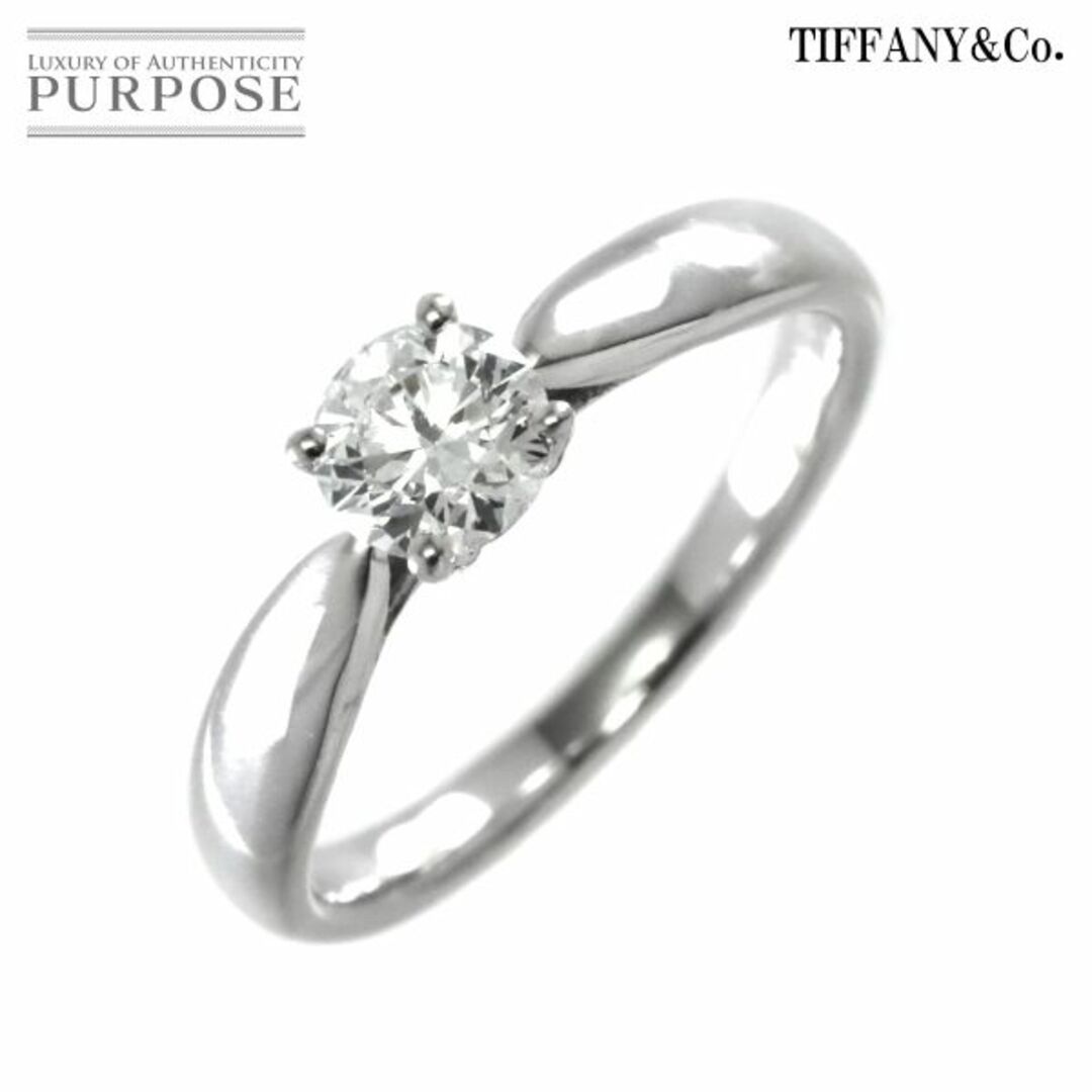 ティファニー TIFFANY&CO. ハーモニー ダイヤ 0.38ct H/VS2/3EX 5.5号 リング Pt プラチナ 鑑定書 VLP 90195060