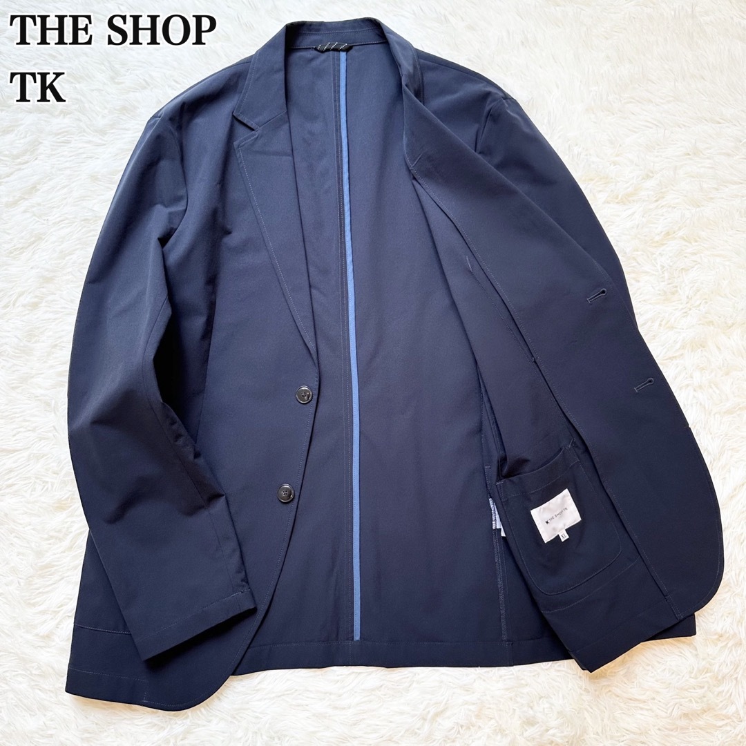 THE SHOP TK テーラードジャケット 大きいサイズ XL ネイビー 紺