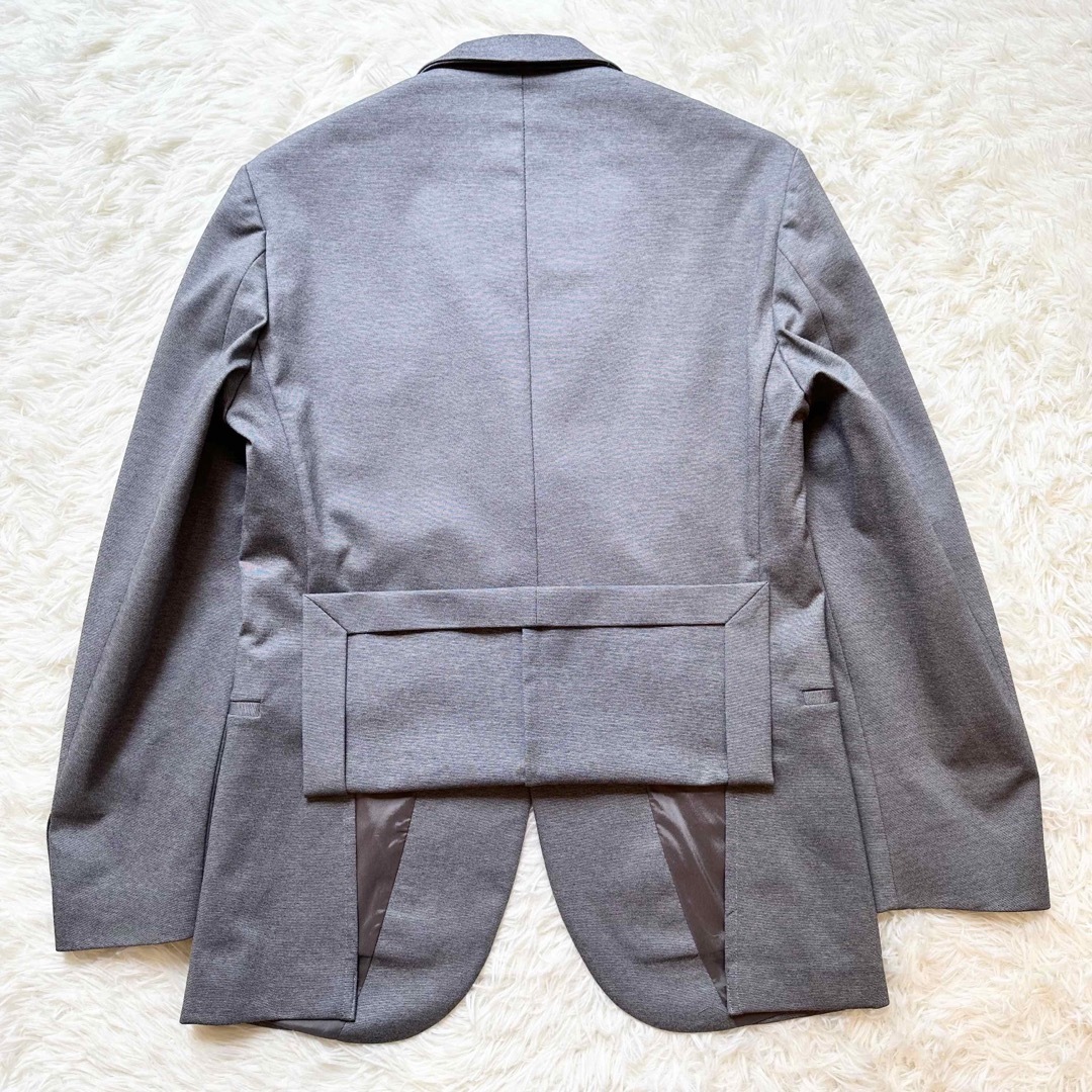 HUGO BOSS テーラードジャケット ストレッチ コットン グレー 44