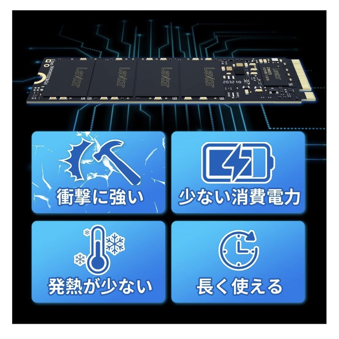 【限定1品／新品未使用】Lexar NM610PRO SSD 2TB