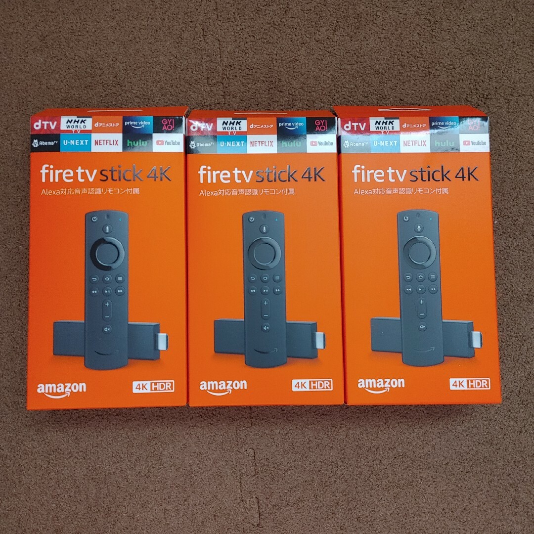 新品 Fire TV Stick 4K - Alexa対応音声認識リモコン付属