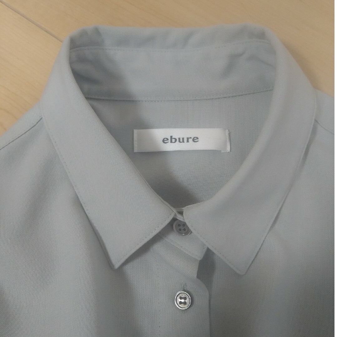 ebure - ebure エブールポリウールツイル ハーフスリーブシャツの通販