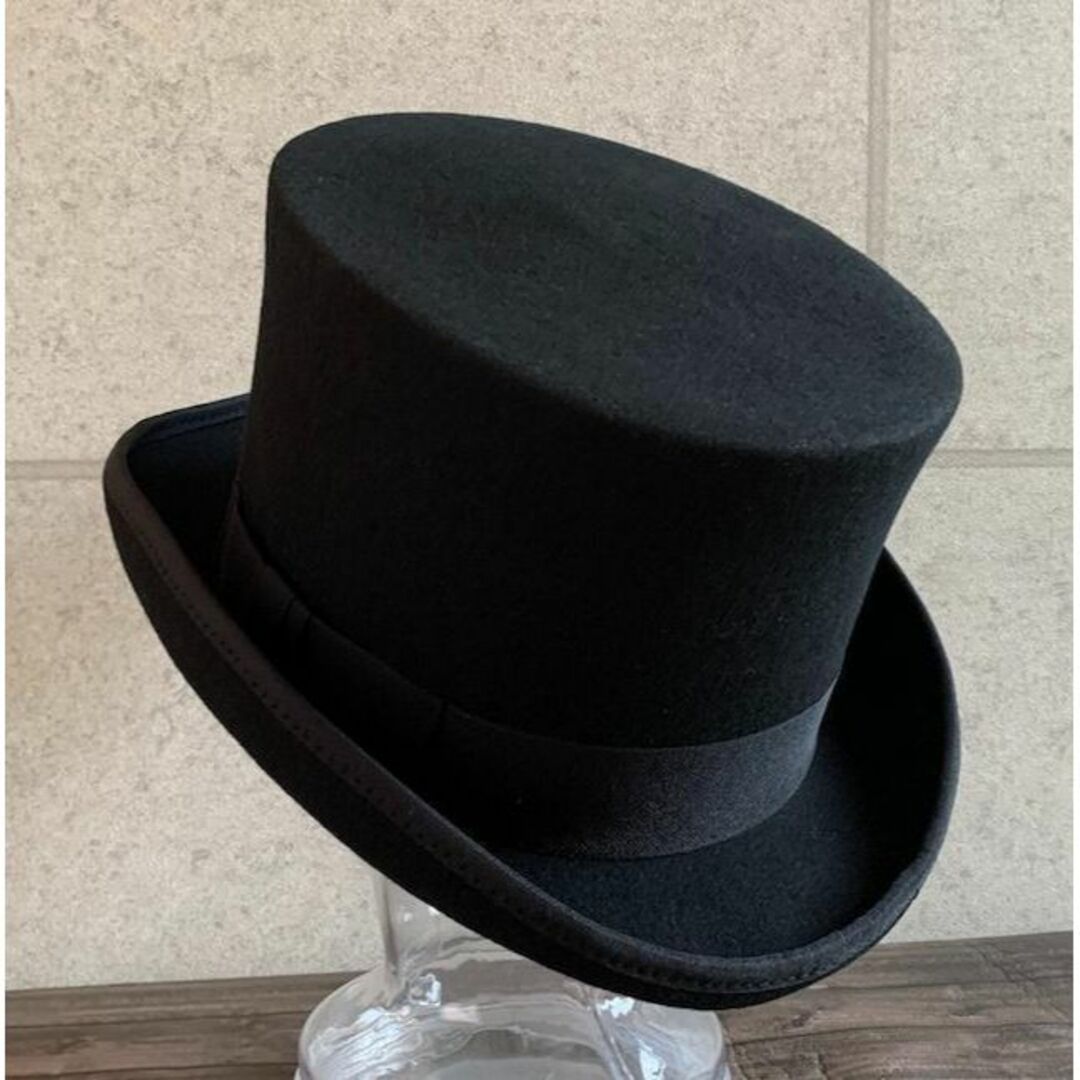 送料込 帽子 Mサイズ シルクハット トップハット TOPHAT 定番 シンプル メンズの帽子(ハット)の商品写真