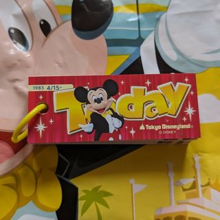 ディズニー(Disney)のディズニー　TODAY　メモ　ミッキー(ノート/メモ帳/ふせん)