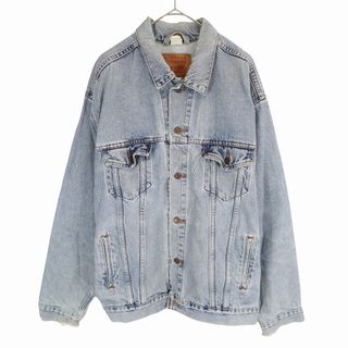 リーバイス(Levi's)の90年代 USA製 Levi's リーバイス 70507-0389 Gジャン デニムジャケット アメカジ インディゴブルー (メンズ XL) 中古 古着 O3517(Gジャン/デニムジャケット)