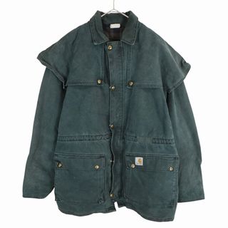 CarHartt XL ダック地 ワークジャケット カーハート カーキ オリーブ