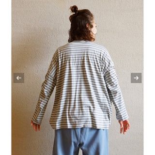 journal standard luxe リヨセルボーダー トレープロンT