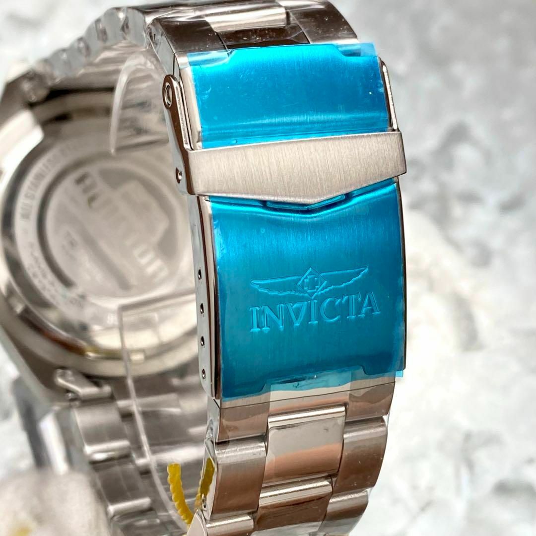 INVICTA - 定価約10万円 インビクタ メンズ腕時計 クロノグラフ スイス
