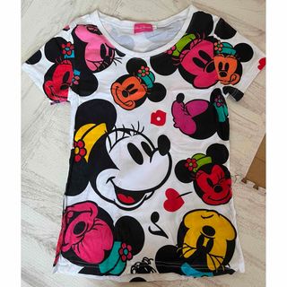 ディズニー(Disney)のディズニーリゾート ミニー 総柄Tシャツ(Tシャツ(半袖/袖なし))