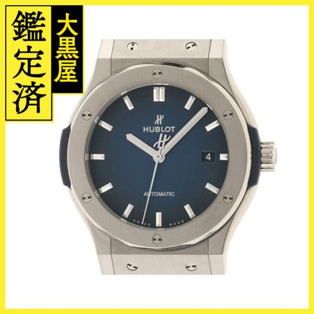 HUBLOT　クラシックフュージョン　チタン×クロコダイルレザー　【437】