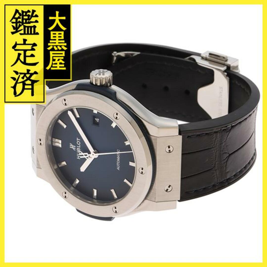 HUBLOT　クラシックフュージョン　チタン×クロコダイルレザー　【437】