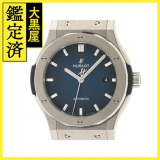 ウブロ(HUBLOT)のHUBLOT　クラシックフュージョン　チタン×クロコダイルレザー　【437】(腕時計(アナログ))