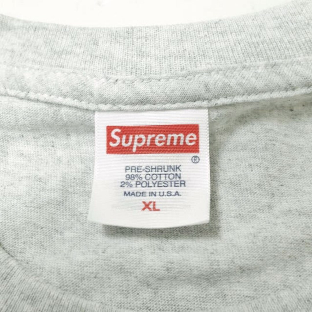 【サイズX L  supreme シュプリーム モーション ロゴAsh Grey