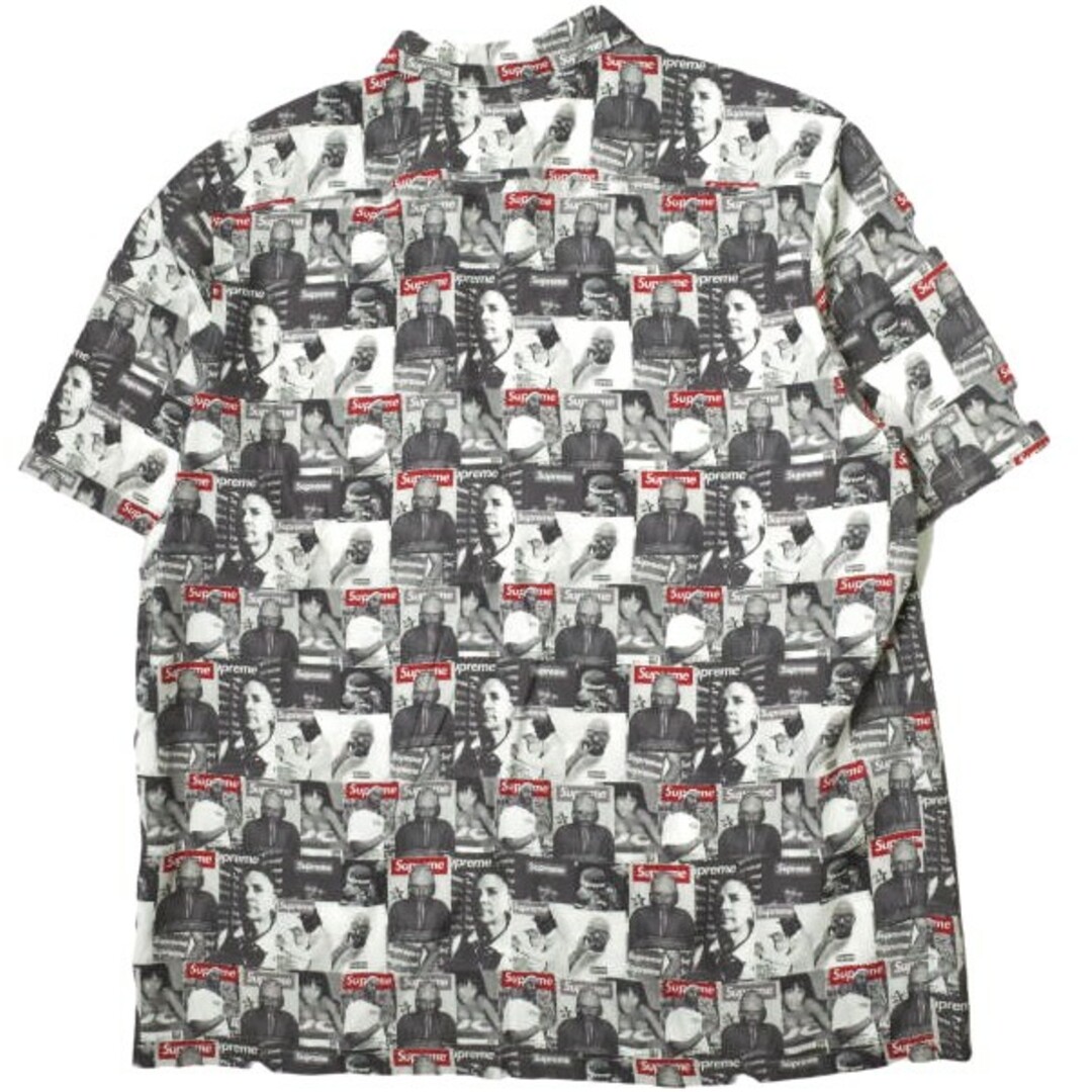 SUPREME シュプリーム 23SS Magazine S/S Shirt マガジンシャツ XXL Grey 半袖 WEEK15 トップス【新古品】【SUPREME】