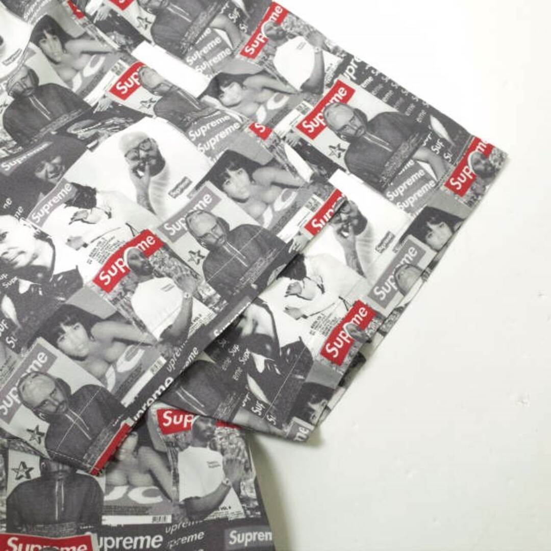 SUPREME シュプリーム 23SS Magazine S/S Shirt マガジンシャツ XXL Grey 半袖 WEEK15 トップス【新古品】【SUPREME】 4