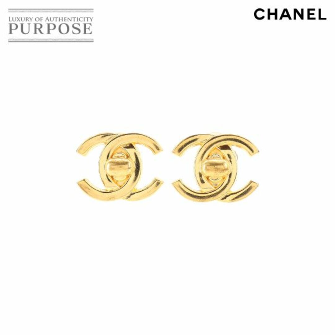 CHANEL シャネル ココマーク 96P  ヴィンテージ　イヤリング ゴールド