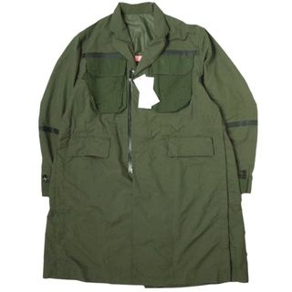 サカイ(sacai)のsacai サカイ 22SS 日本製 リップストップナイロンミリタリーコート 22-02740M 2 OLIVE シームテープ ドッキング アウター【新古品】【中古】【sacai】(ミリタリージャケット)