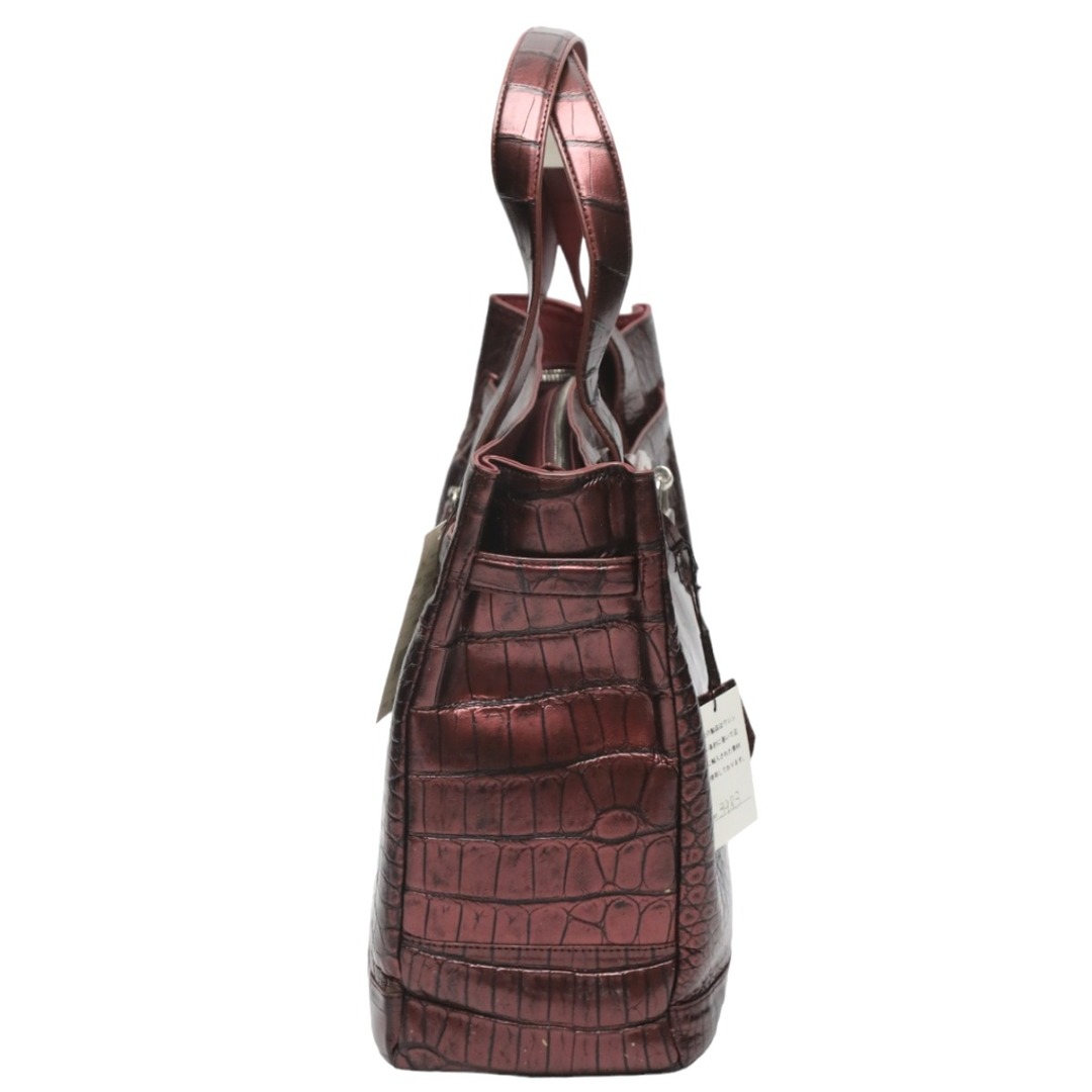 Crocodile - クロコダイル 3983 トートバッグ ワイン CROCODILE カデナ