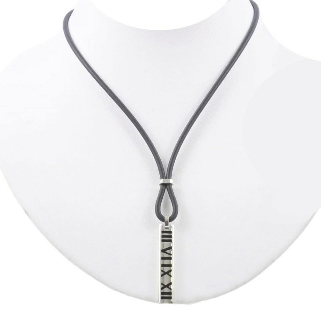 Tiffany & Co. - 美品 ティファニー アトラス レザー シルバー
