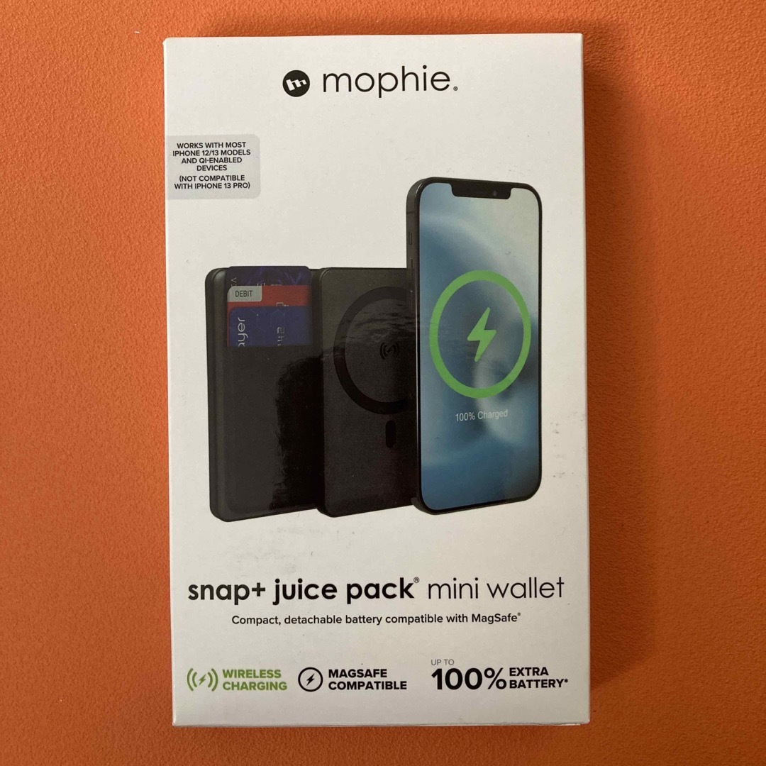 mophie snap+ juice pack mini wallet