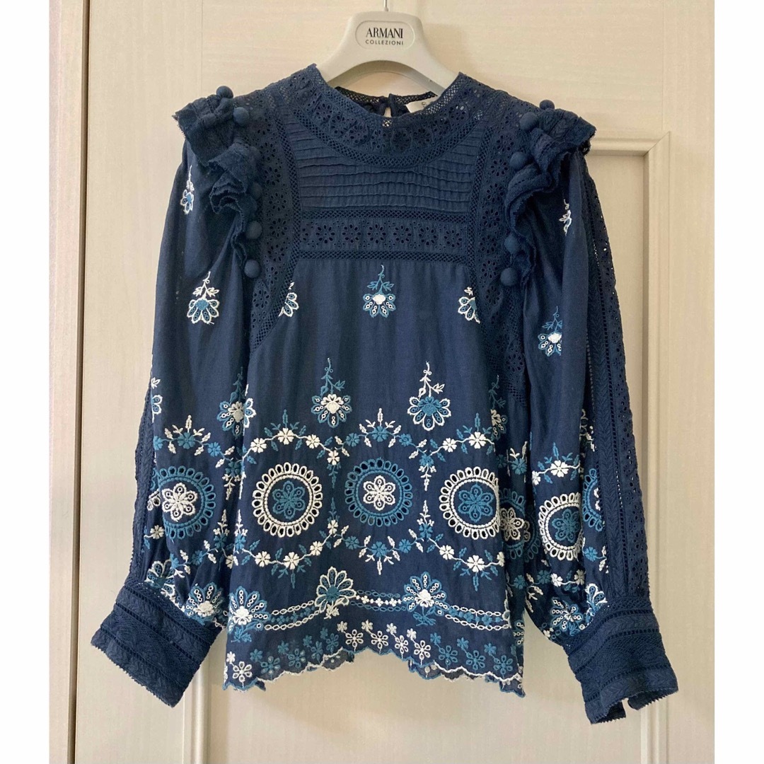 ☆sea new york シーニューヨーク 刺繍ブラウス エンブロイダリー