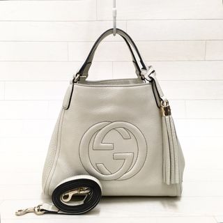 グッチ(Gucci)の☆美品・シリアル付☆GUCCI ソーホー SOHO レザー 2wayハンドバッグ(ハンドバッグ)