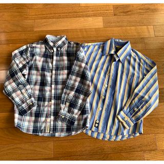 ギャップキッズ(GAP Kids)の男の子　120cm 長袖シャツ　2枚セット(ブラウス)