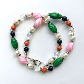 beads necklace＊plants(ネックレス)