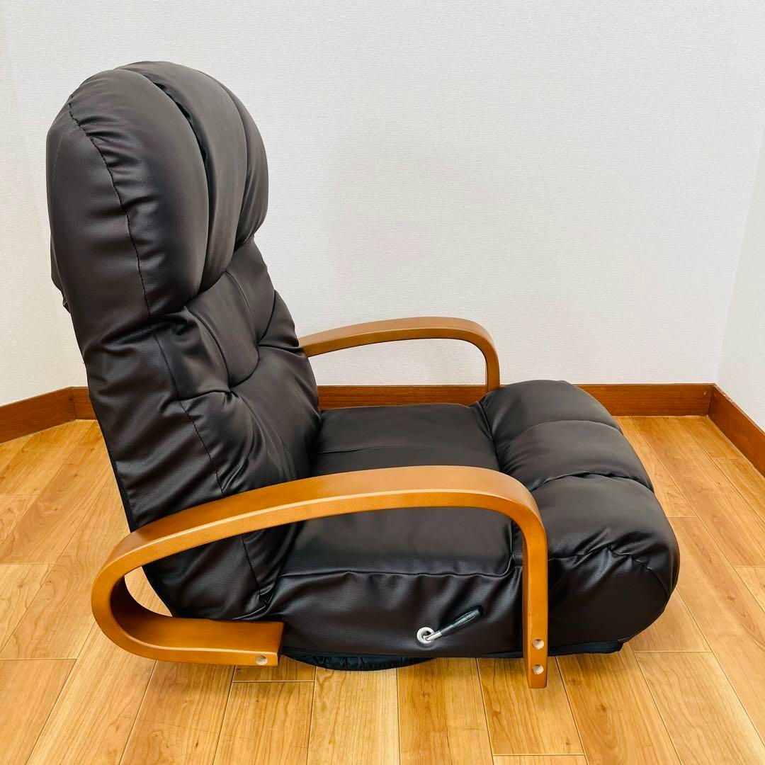 美品　宮武製作所:ヘッドサポート座椅子 ブラウン YS-S1495カリモク