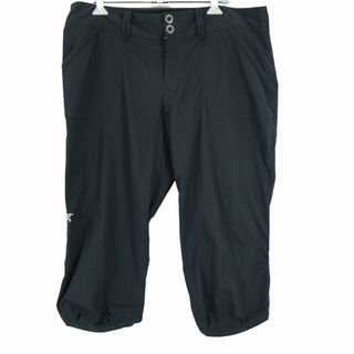 アークテリクス(ARC'TERYX)のSALE// ARC'TERYX アークテリクス ナイロンクロップドパンツ アウトドア テック系 隠しポケット ブラック (レディース 8) O3640(その他)