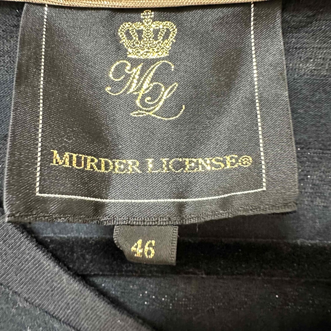 Murder License(マーダーライセンス)のマーダーライセンス　長袖カットソー　メンズ　サイズ46 メンズのトップス(Tシャツ/カットソー(七分/長袖))の商品写真