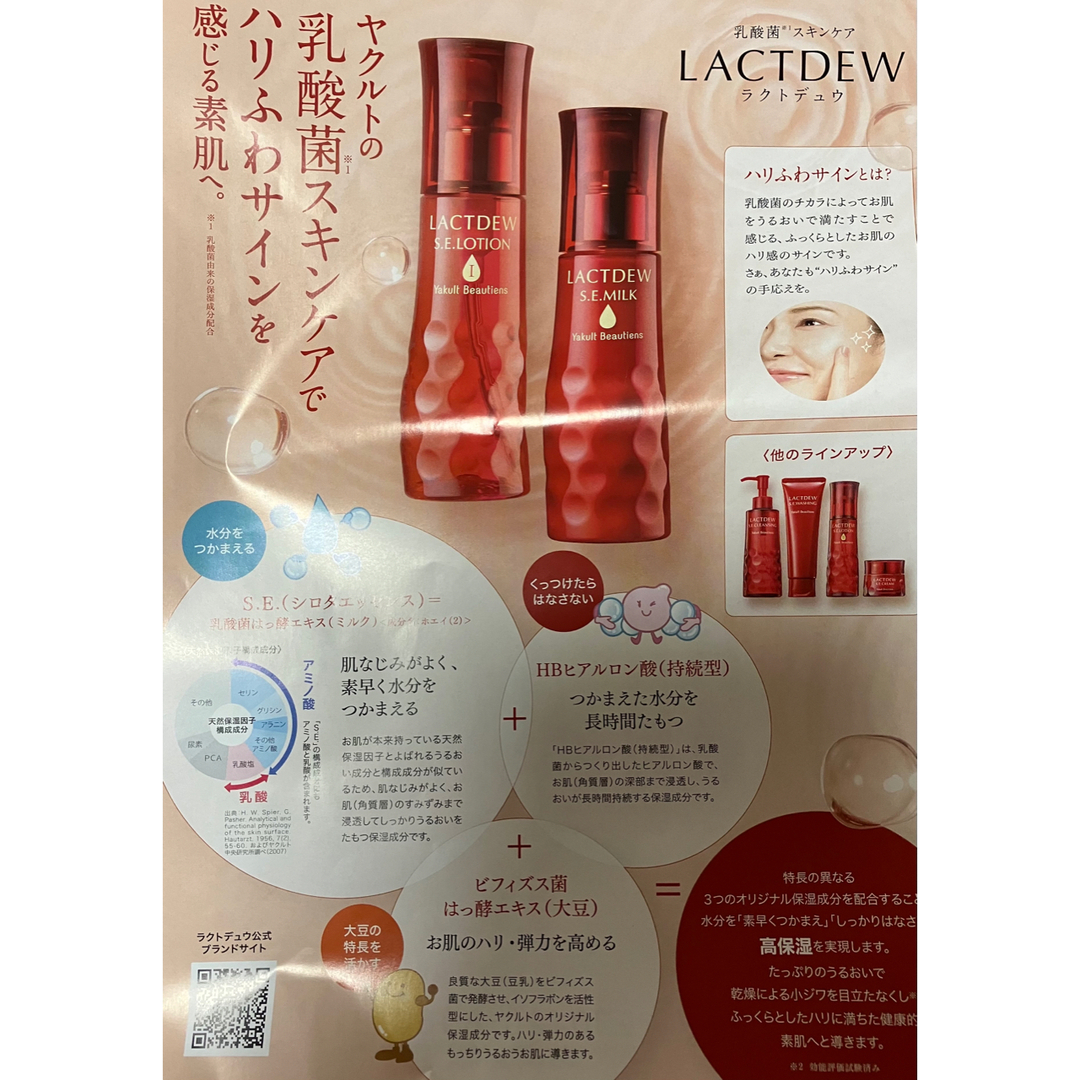 ヤクルト ラクトデュウ 4点セット