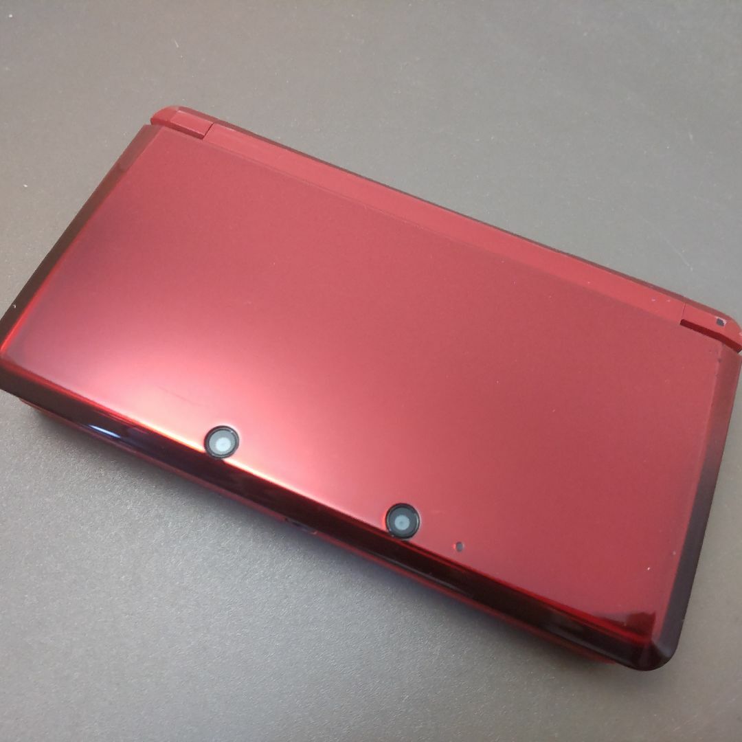 安心の整備済み！◆任天堂3DS 本体◆フレアレッド◆15