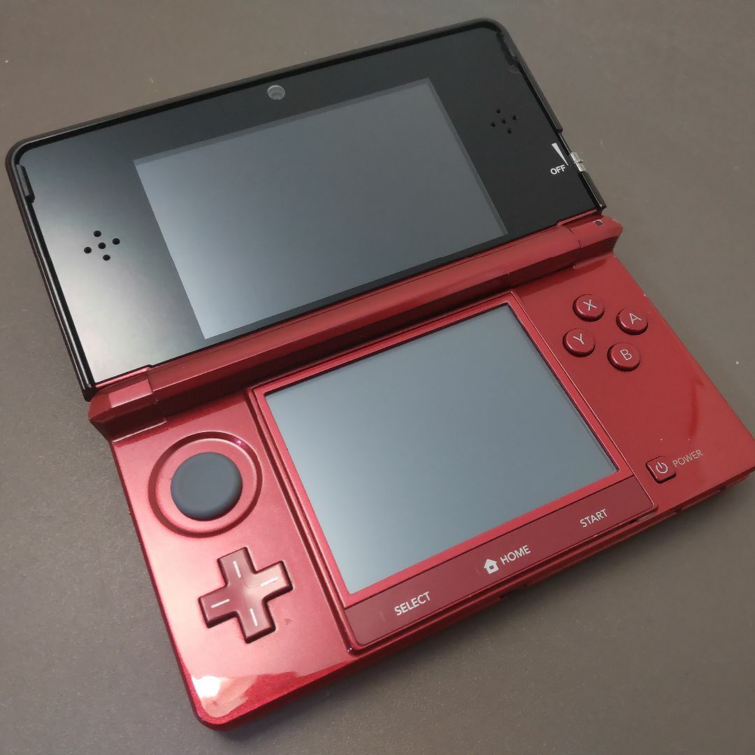 安心の整備済み！◆任天堂3DS 本体◆フレアレッド◆15