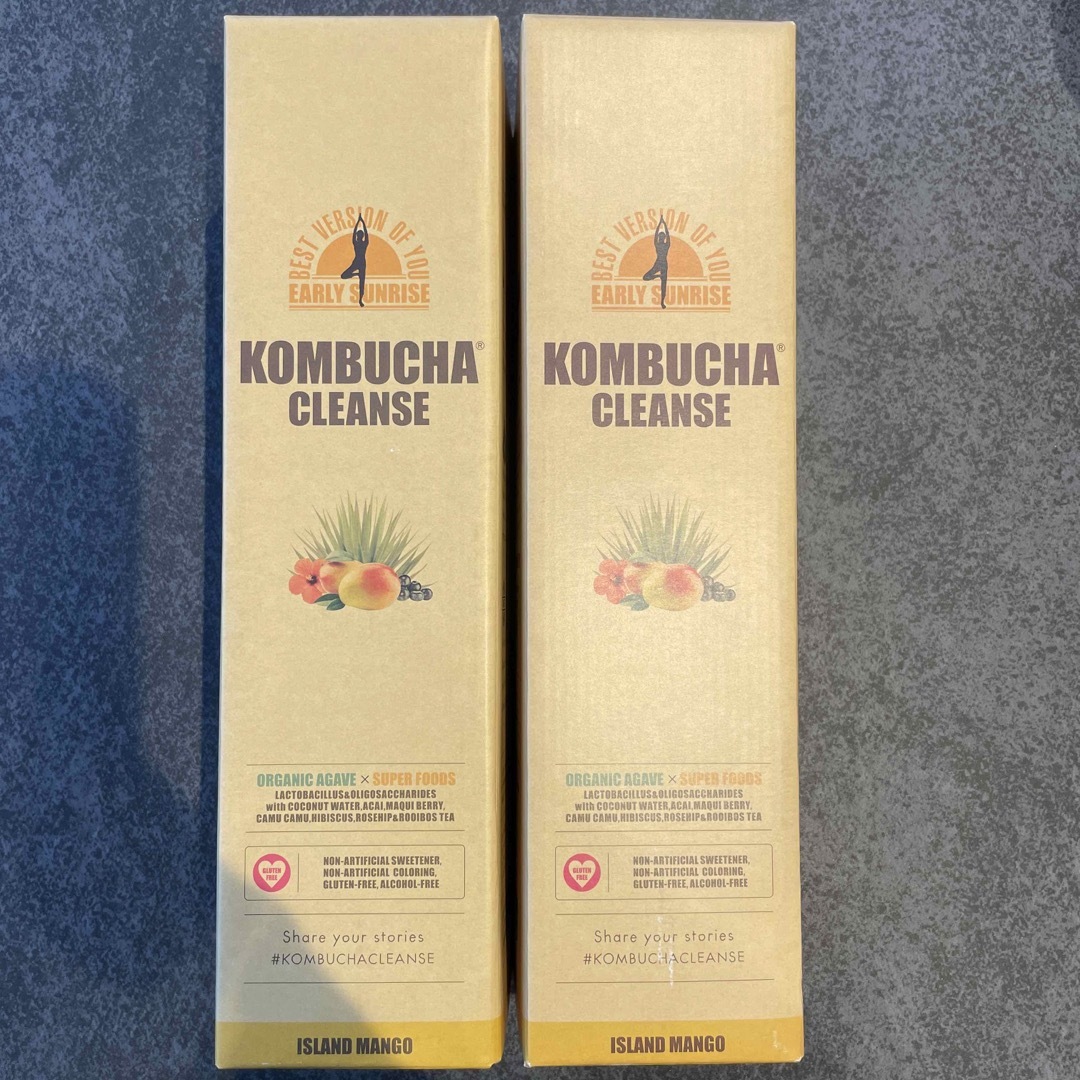 KOMBUCHA CLEANSE(コンブチャクレンズ)の【新品未開封】コンブチャクレンズ 720ml 2本セット コスメ/美容のダイエット(ダイエット食品)の商品写真