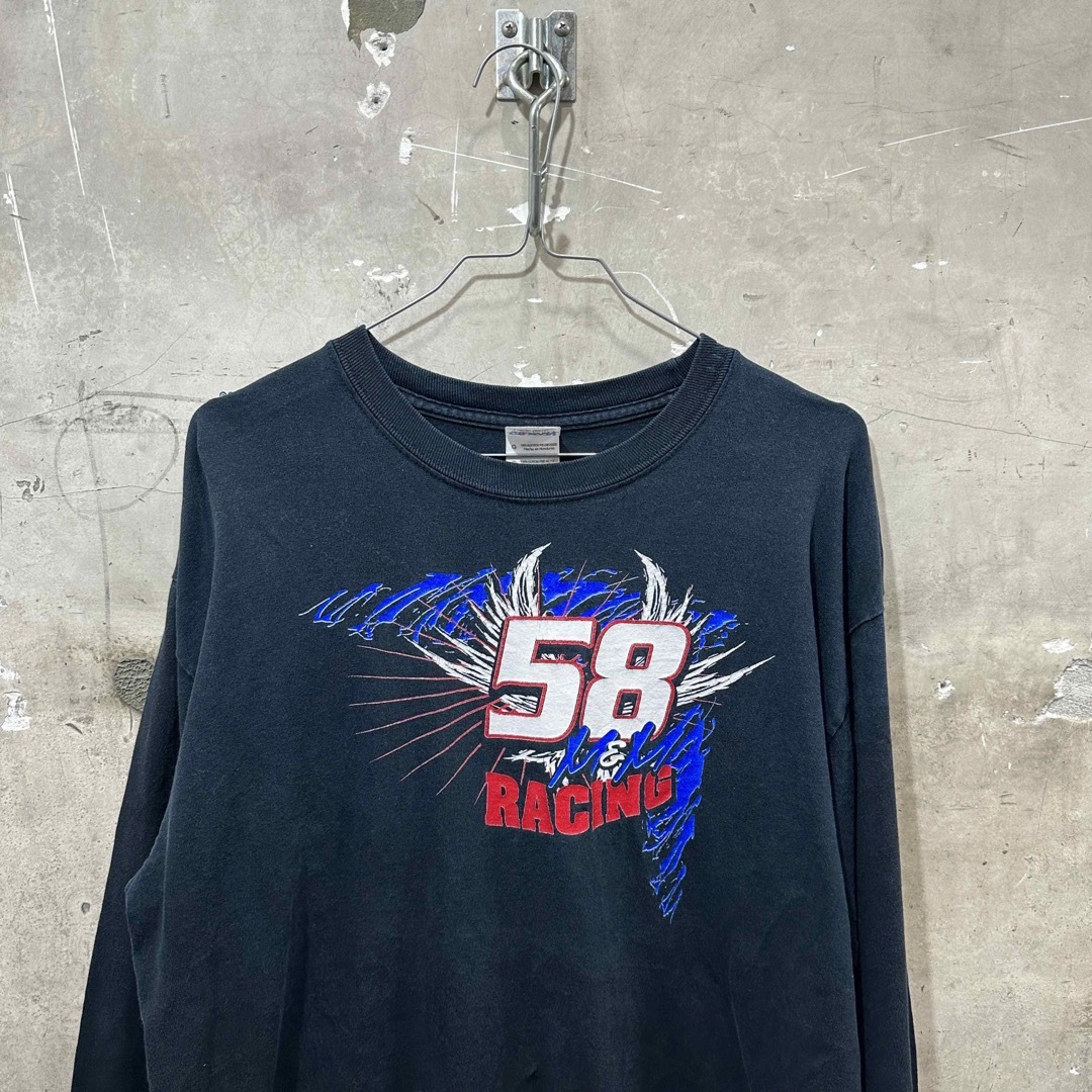 USA58 M&M RACING レーシングロンティー ロンT 長袖Tシャツ