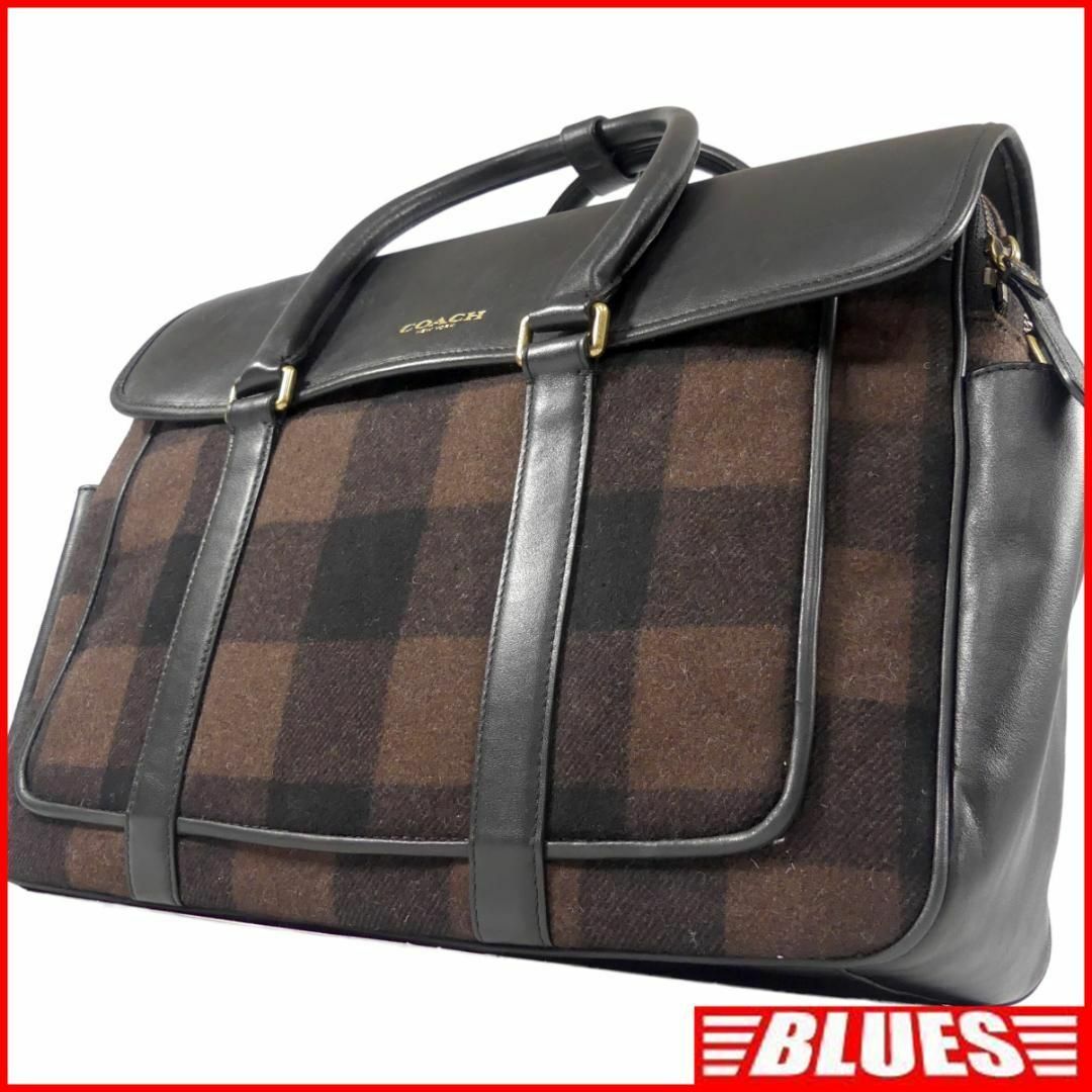 COACH コーチ ハンドバッグ メンズ 本革 レディース 黒 茶 AA1503 | フリマアプリ ラクマ
