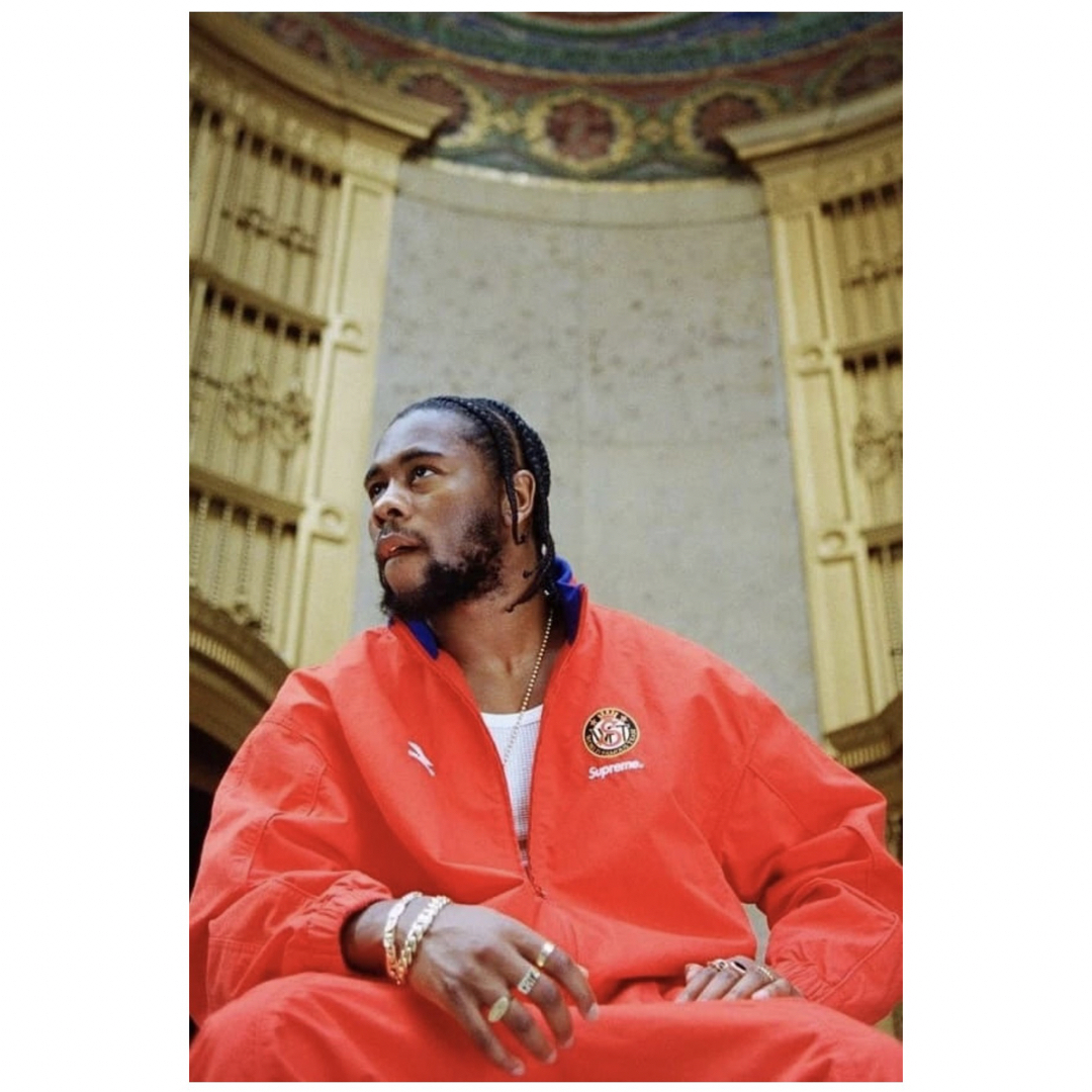 Supreme(シュプリーム)のUmbro Cotton Ripstop Track Jacket  red L メンズのジャケット/アウター(その他)の商品写真