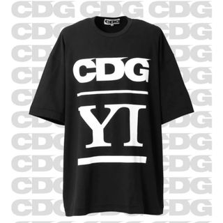 CDG x YI OVERSIZED T-SHIRT PRINTED LOGO